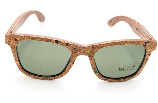 Aspect Sunglasses- All Wood & Cork, Hand Made